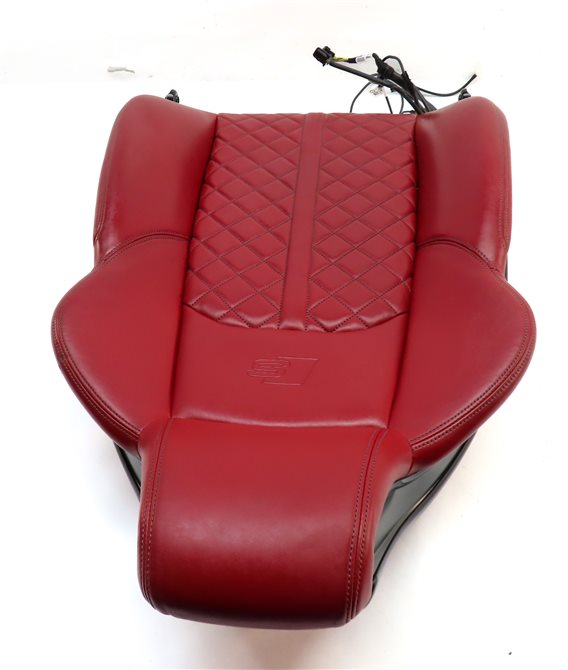 Thumbnail 4: 2019 AUDI S5 (B9) FRONT RIGHT MEMORY SPORT SEAT HEAT MASSAGE UPPER CUSHION (Red)