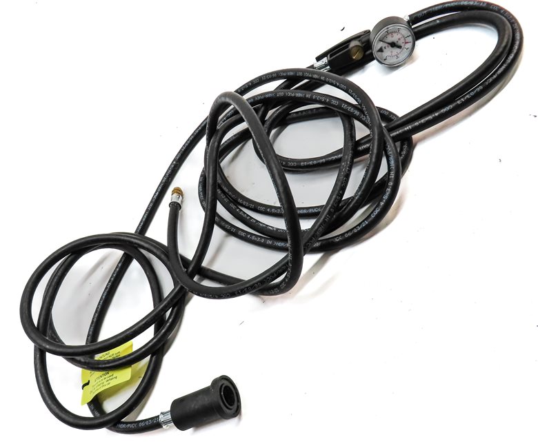 Thumbnail 3: 2004 PORSCHE CAYENNE (955) AIR SUSPSENSION COMPRESSOR FILLER HOSE w/ GAUGE