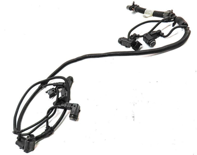 Thumbnail 3: 2004 PORSCHE CAYENNE 955 FRONT PARK ASSIST PDC DISTANCE CONTROL WIRE SENSOR SET