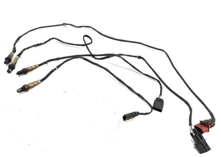 2004 PORSCHE CAYENNE (955) 4.5L M48 NON-TURBO ENGINE OXYGEN O2 WIRE SENSOR SET/4