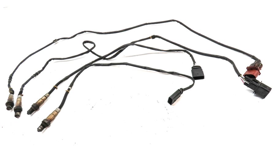 Thumbnail 2: 2004 PORSCHE CAYENNE (955) 4.5L M48 NON-TURBO ENGINE OXYGEN O2 WIRE SENSOR SET/4