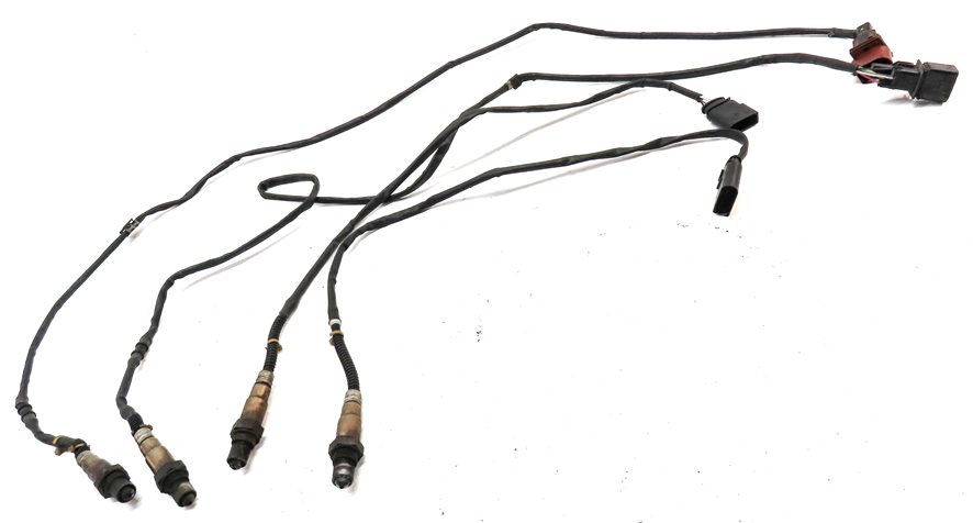 Thumbnail 3: 2004 PORSCHE CAYENNE (955) 4.5L M48 NON-TURBO ENGINE OXYGEN O2 WIRE SENSOR SET/4