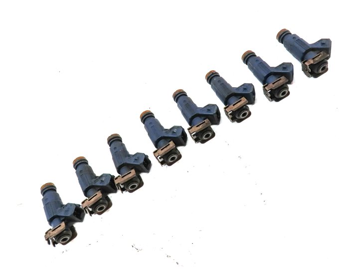 Thumbnail 3: 2003-2006 PORSCHE CAYENNE (955) 4.5L V8 ENGINE FUEL INJECTOR SET (NON TURBO)