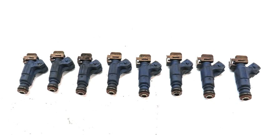 Thumbnail 4: 2003-2006 PORSCHE CAYENNE (955) 4.5L V8 ENGINE FUEL INJECTOR SET (NON TURBO)