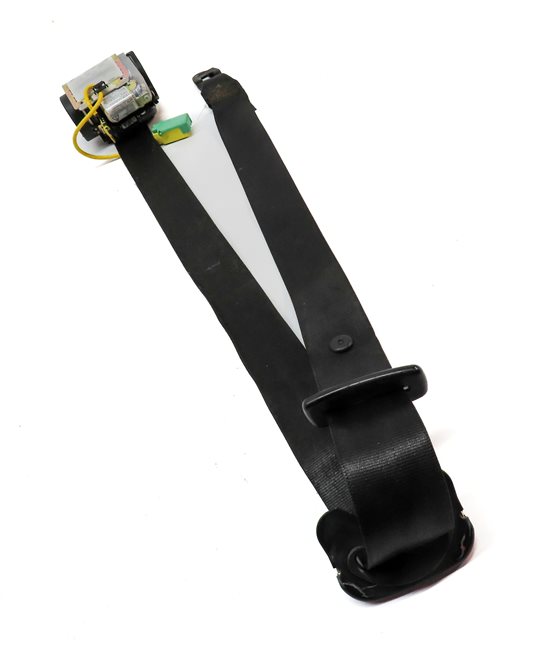 Thumbnail 3: 03-05 PORSCHE CAYENNE (955) LEFT FRONT DRIVER SEATBELT BUCKLE RETRACTOR (Black)