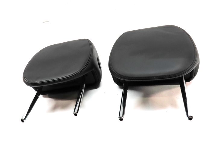 Thumbnail 2: 2003-2004 PORSCHE CAYENNE 955 FRONT LEFT & RIGHT SEAT HEADREST SET/2 (Black)