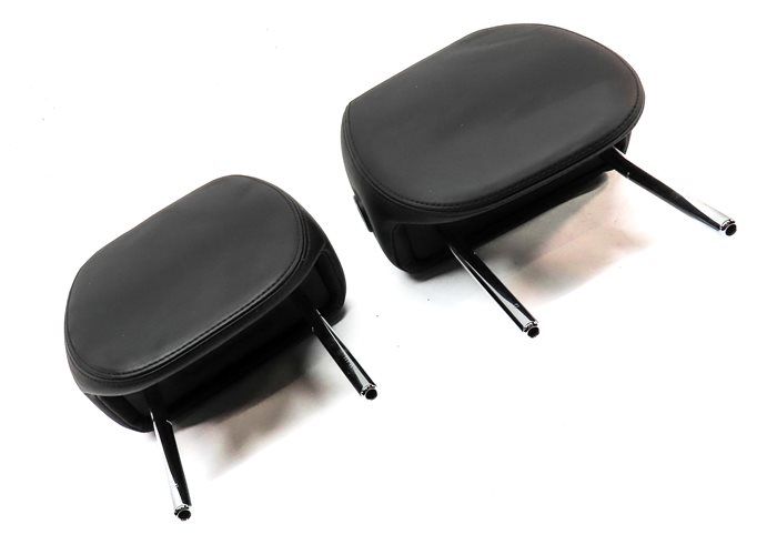 Thumbnail 3: 2003-2004 PORSCHE CAYENNE 955 FRONT LEFT & RIGHT SEAT HEADREST SET/2 (Black)