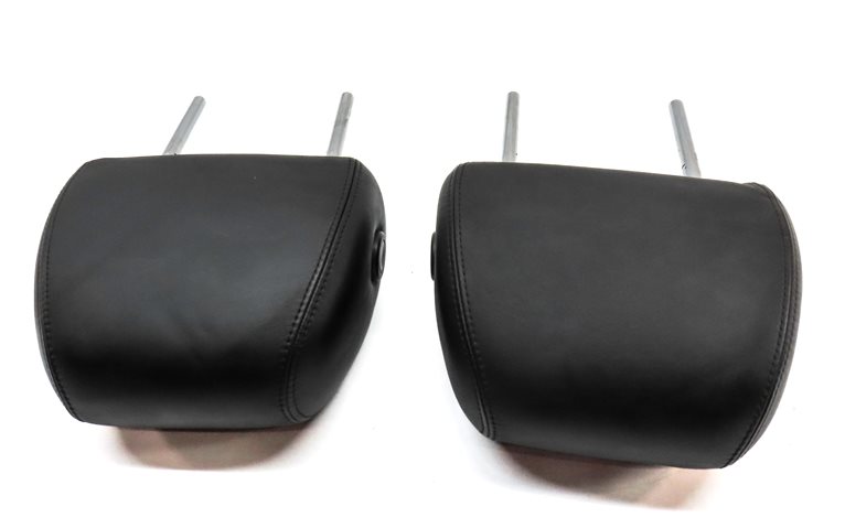 Thumbnail 5: 2003-2004 PORSCHE CAYENNE 955 FRONT LEFT & RIGHT SEAT HEADREST SET/2 (Black)