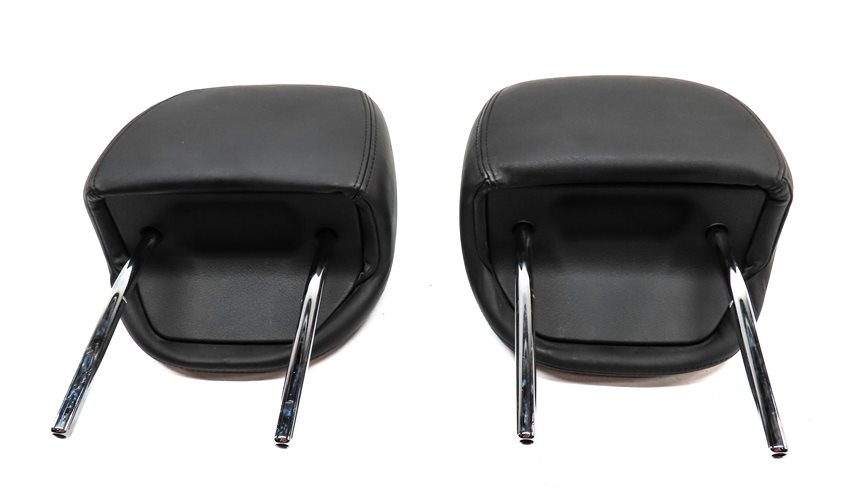 Thumbnail 6: 2003-2004 PORSCHE CAYENNE 955 FRONT LEFT & RIGHT SEAT HEADREST SET/2 (Black)