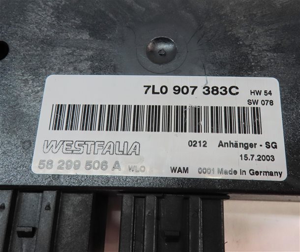 Thumbnail 4: 2003-2009 PORSCHE CAYENNE (955 957) TRAILER TOW TOWING CONTROL MODULE COMPUTER