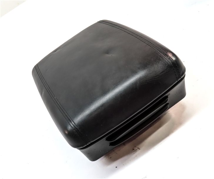 Thumbnail 3: 03-10 PORSCHE CAYENNE 955 FRONT CENTER CONSOLE STORAGE BIN ARMREST LID (Black)