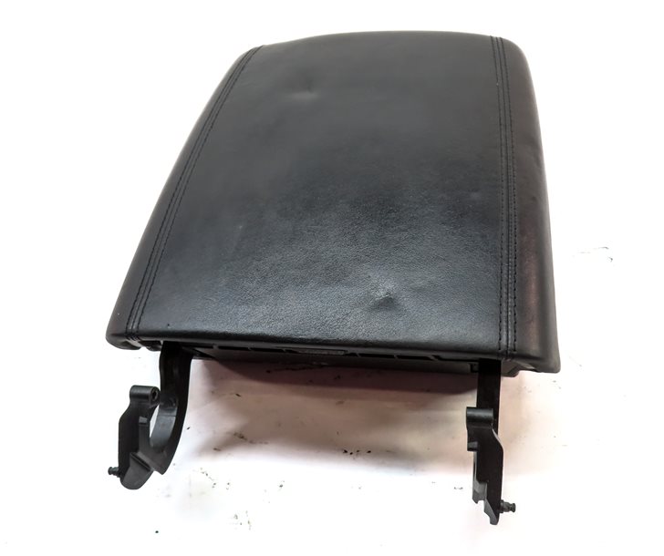 Thumbnail 5: 03-10 PORSCHE CAYENNE 955 FRONT CENTER CONSOLE STORAGE BIN ARMREST LID (Black)