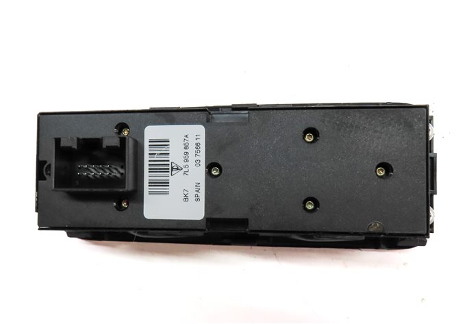 Thumbnail 5: 03-10 PORSCHE CAYENNE 955 957 LEFT FRONT DRIVER DOOR WINDOW SWITCH (BLACK)