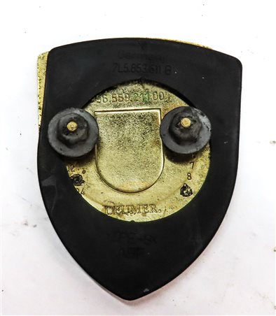 Thumbnail 5: 2004 PORSCHE CAYENNE (955) FRONT HOOD BONNET LID METAL LOGO EMBLEM BADGE