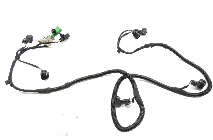 Thumbnail 2: 2015 PORSCHE CAYENNE (958) REAR PDC PARK SENSOR SET w/ HARNESS (Black)
