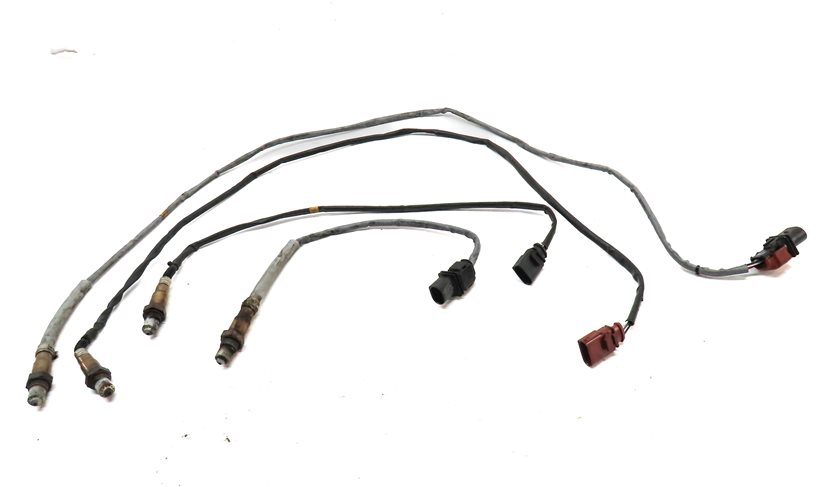 Thumbnail 2: 2015 PORSCHE CAYENNE HYBRID (958) 3.0L ENGINE PRE & POST O2 OXYGEN SENSOR SET-4