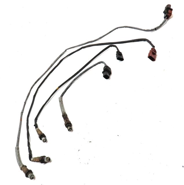 Thumbnail 3: 2015 PORSCHE CAYENNE HYBRID (958) 3.0L ENGINE PRE & POST O2 OXYGEN SENSOR SET-4