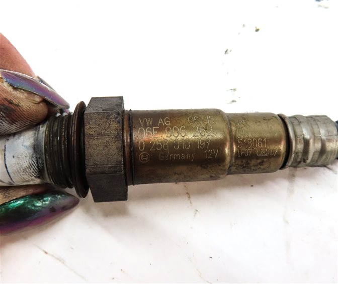 Thumbnail 4: 2015 PORSCHE CAYENNE HYBRID (958) 3.0L ENGINE PRE & POST O2 OXYGEN SENSOR SET-4