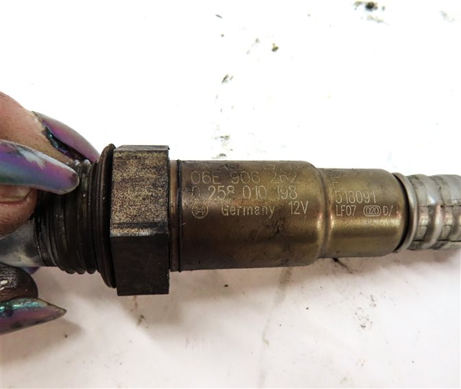 Thumbnail 5: 2015 PORSCHE CAYENNE HYBRID (958) 3.0L ENGINE PRE & POST O2 OXYGEN SENSOR SET-4