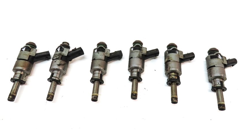 Thumbnail 4: 2011-2018 PORSCHE CAYENNE PANAMERA (958 970 G1) 3.0L ENGINE FUEL INJECTOR SET 6