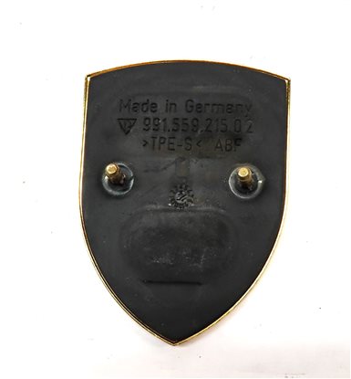 Thumbnail 5: 2015 PORSCHE CAYENNE (958) FRONT HOOD EMBLEM LOGO BADGE NAME PLATE CREST SYMBOL