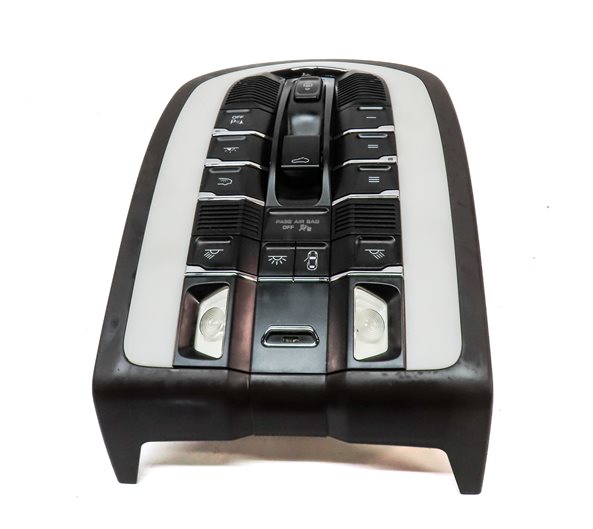 Thumbnail 2: 2015 PORSCHE CAYENNE (958) FRONT DOMELIGHT MAP READING DOME LIGHT LAMP (Black)