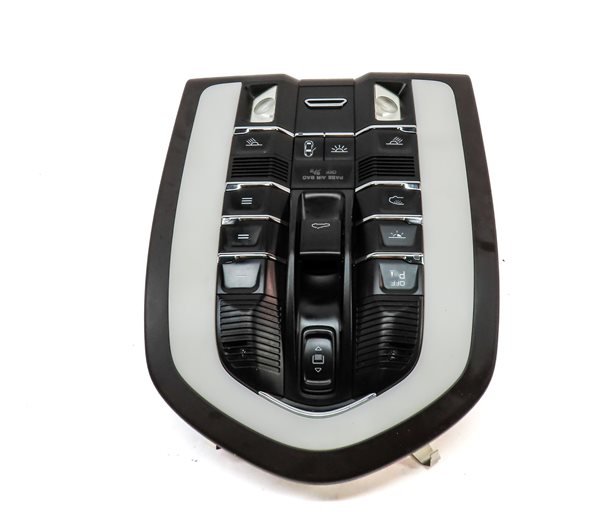 Thumbnail 4: 2015 PORSCHE CAYENNE (958) FRONT DOMELIGHT MAP READING DOME LIGHT LAMP (Black)