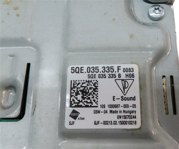 Thumbnail 6: 2015 PORSCHE CAYENNE (958) EXTERNAL SOUND GENERATOR SPEAKER MODULE AMPLIFIER