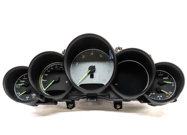 Thumbnail 3: 2015-2018 PORSCHE CAYENNE S E-HYBRID (958) SPEEDOMETER GAUGE CLUSTER (181k)
