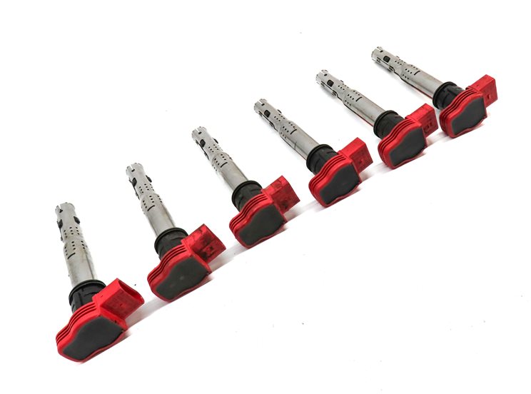 Thumbnail 3: 11-18 PORSCHE CAYENNE PANAMERA (958 970 G1) 3.0L E-HYBRID IGNITION COIL SET 6