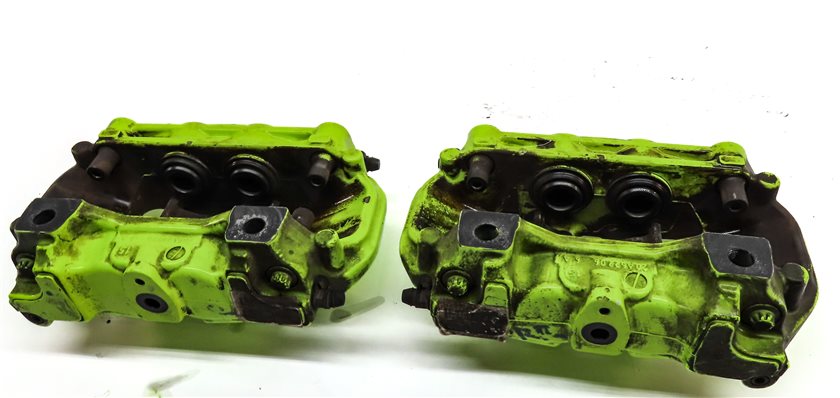 Thumbnail 13: 15-18 PORSCHE CAYENNE HYBRID 958 FRONT REAR LEFT RIGHT BREMBO BRAKE CALIPER SET