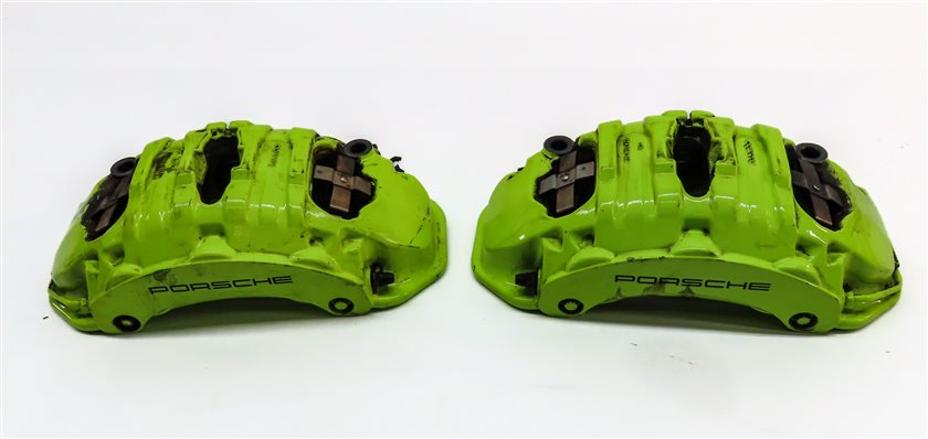 Thumbnail 4: 15-18 PORSCHE CAYENNE HYBRID 958 FRONT REAR LEFT RIGHT BREMBO BRAKE CALIPER SET