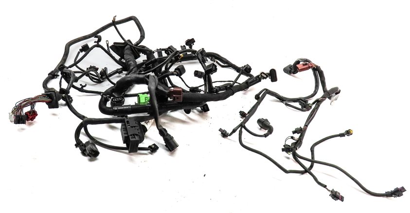2015 PORSCHE CAYENNE E-HYBRID (958) 3.0L ENGINE WIRE WIRING HARNESS LOOM