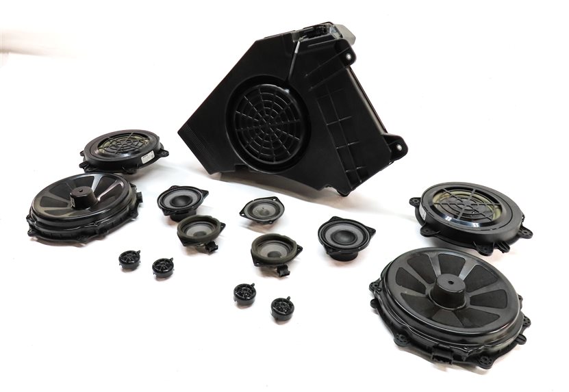 2015 PORSCHE CAYENNE (958) BOSE AUDIO SUB SUBWOOFER TWEETER SPEAKER SET-14