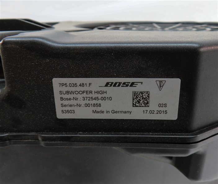 Thumbnail 11: 2015 PORSCHE CAYENNE (958) BOSE AUDIO SUB SUBWOOFER TWEETER SPEAKER SET-14