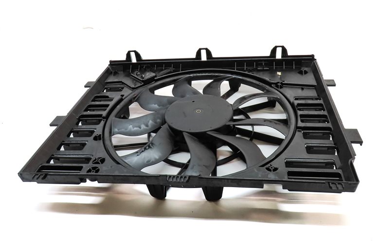 Thumbnail 2: 2011-2018 PORSCHE CAYENNE HYBRID (958) RADIATOR COOLING FAN w/ SHROUD