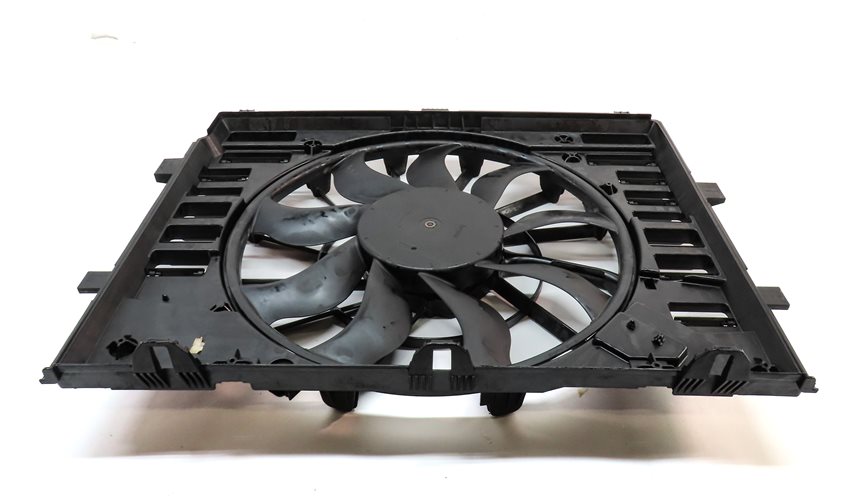Thumbnail 4: 2011-2018 PORSCHE CAYENNE HYBRID (958) RADIATOR COOLING FAN w/ SHROUD