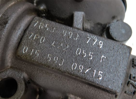 Thumbnail 6: 11-18 PORSCHE CAYENNE HYBRID (958) FRONT STEERING GEAR RACK & PINION w/ TIE RODS
