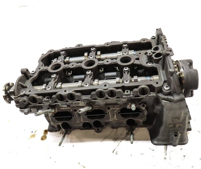 Thumbnail 3: 11-18 PORSCHE CAYENNE PANAMERA (958 970) 3.0L HYBRID ENGINE RIGHT CYLINDER HEAD