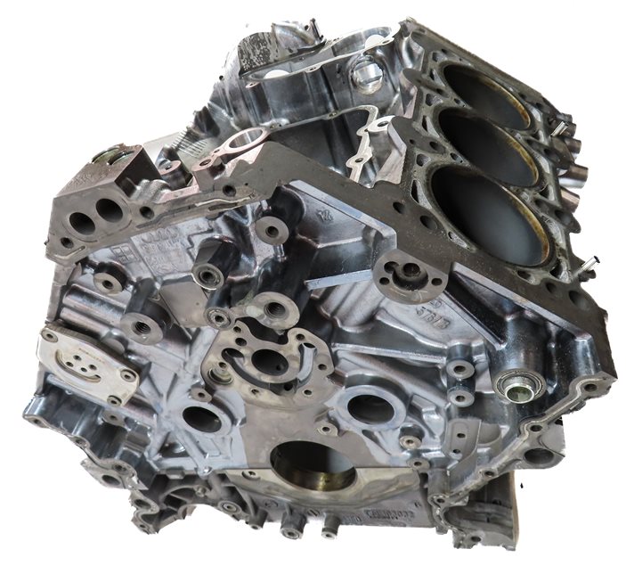 Thumbnail 6: 11-18 PORSCHE CAYENNE PANAMERA 958 970 GAS HYBRID 3.0L ENGINE CYLINDER BLOCK
