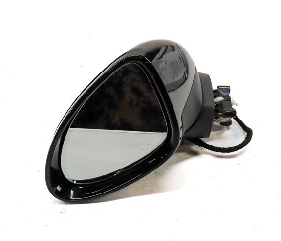 15-18 PORSCHE CAYENNE (958) LEFT BLIND SPOT P-FOLD AUTODIM DOOR MIRROR (Black)