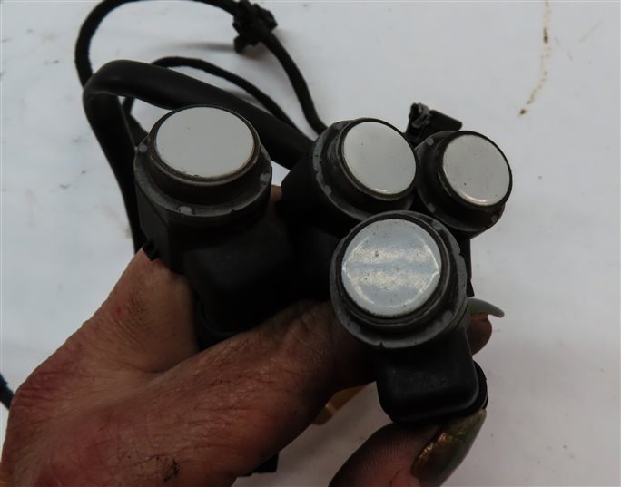 Thumbnail 4: 13 AUDI S4 (B8 8K) REAR PARK ASSIST PDC DISTANCE CONTROL WIRE SENSOR SET (White)