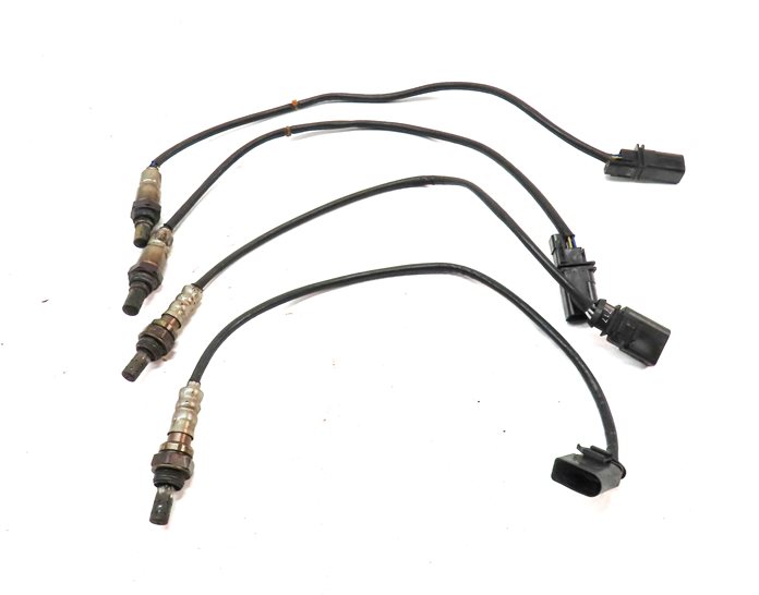 Thumbnail 2: 13 AUDI S4 B8 8K 3.0L SUPER (CGXC) ENGINE OXYGEN O2 LAMBDA PROBE WIRE SENSOR SET