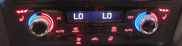 Thumbnail 2: 13-17 AUDI A4 S4 A5 S5 RS5 Q5 SQ5 (B8 8K 8T 8R) HEATER A/C TEMPERATURE CONTROL