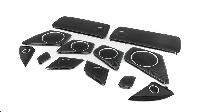 13 AUDI S4 (B8 8K) RADIO STEREO BANG & OLUFSEN AUDIO SPEAKER GRILLE COVER SET/12