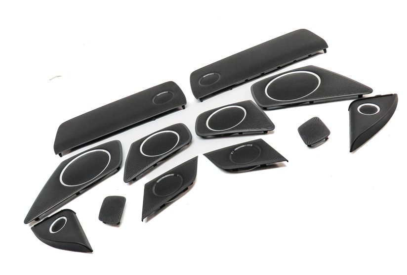 Thumbnail 3: 13 AUDI S4 (B8 8K) RADIO STEREO BANG & OLUFSEN AUDIO SPEAKER GRILLE COVER SET/12