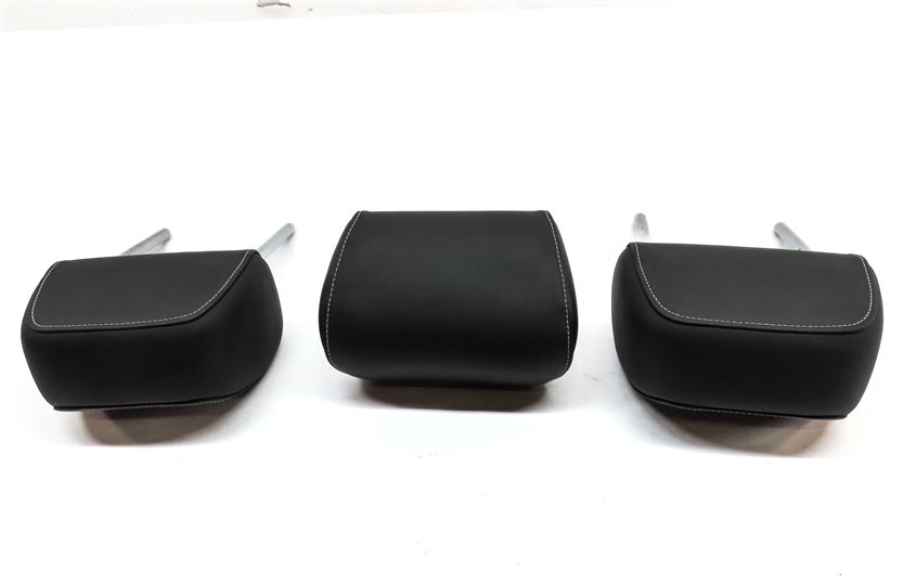 Thumbnail 5: 13-16 A4 S4 12-18 A6 S6 C7 B8 REAR LEFT CENTER RIGHT SEAT HEADREST SET 2 (Black)