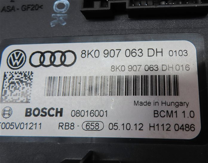 Thumbnail 20: 2013-2014 AUDI S4 (B8 8K) 3.0L CGXC ENGINE ECM BCM IMMOBILIZER MODULE KEY SET
