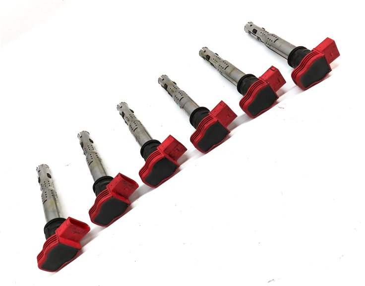 Thumbnail 3: 2005-2017 AUDI A4 S4 A5 S5 A6 S6 A7 A8 Q5 SQ5 Q7 R8 S8 IGNITION COIL SET 6