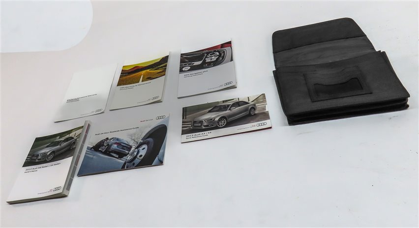 Thumbnail 2: 2013 AUDI S4 (B8 8K) 3.0L SUPER (CGXC) ENGINE OWNERS MANUAL BOOKLET SET w/CASE